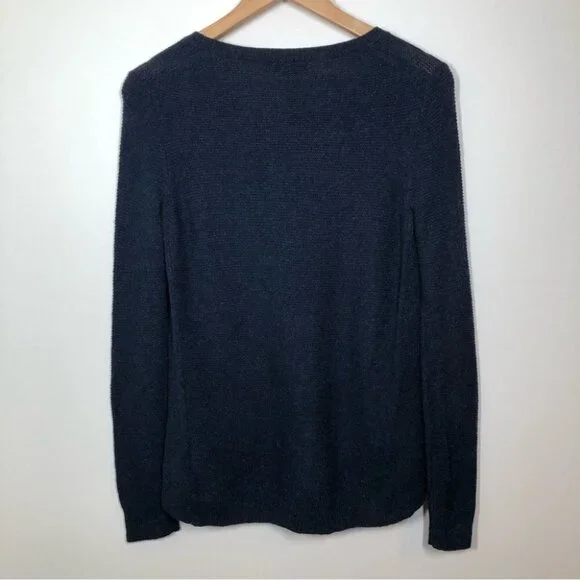 Madewell Blue Riverside Texture Sweater  Size Small‎ - Picture 6 of 6